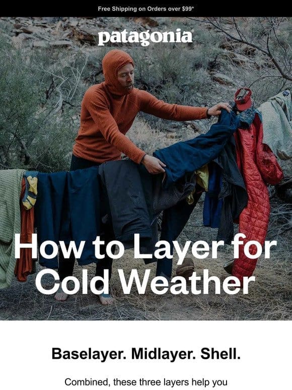 Layering for cold weather