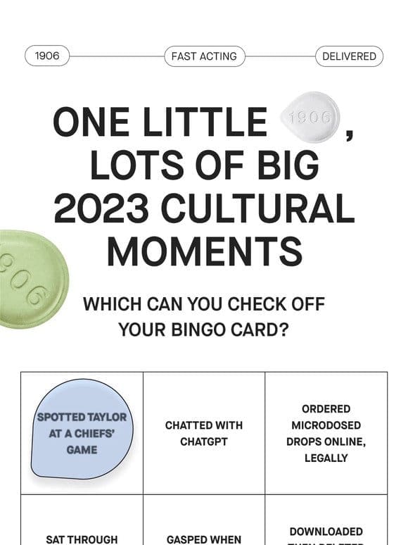 Let’s play bingo