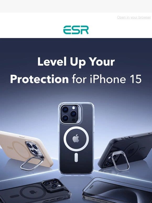 Level Up Your Protection for iPhone 15 | ESR