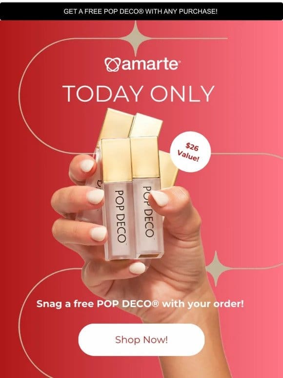 Limited Time: Free Pop Deco with Purchase!