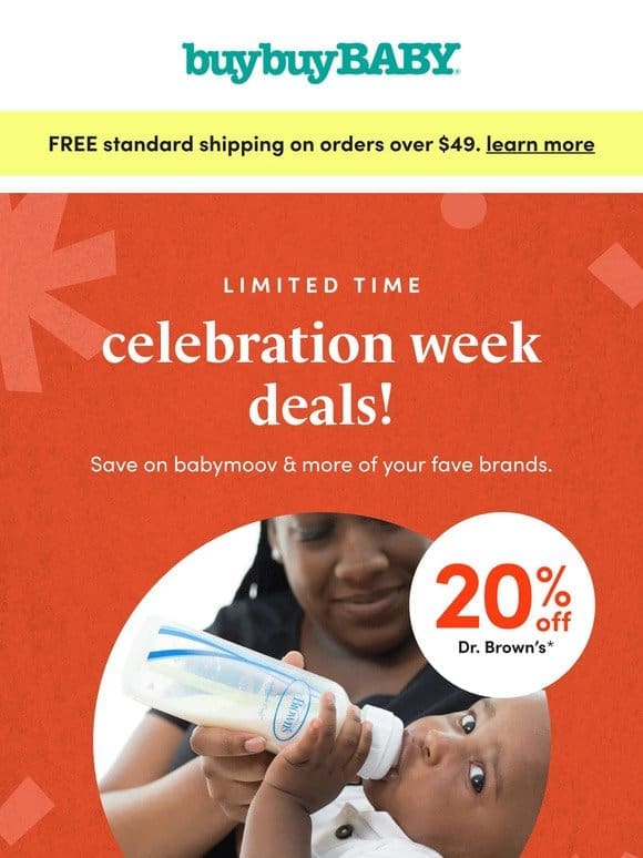 Limited time Celebration Week deals!