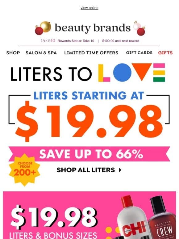 Liters are on SALE!