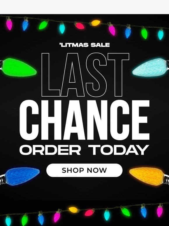 ‘Litmas Sale   up to 30% OFF Ends at Midnight!