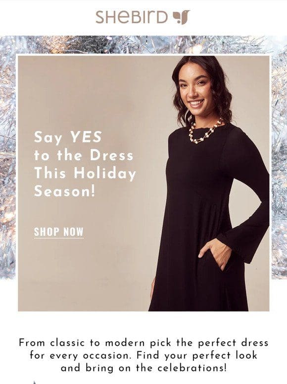 Looking For The Perfect Holiday Dress?