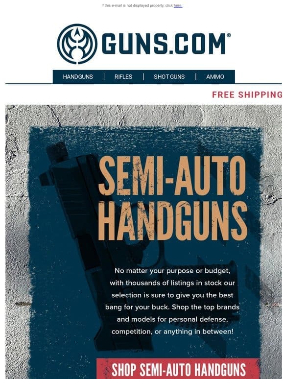 Looking For Your Next Handgun?