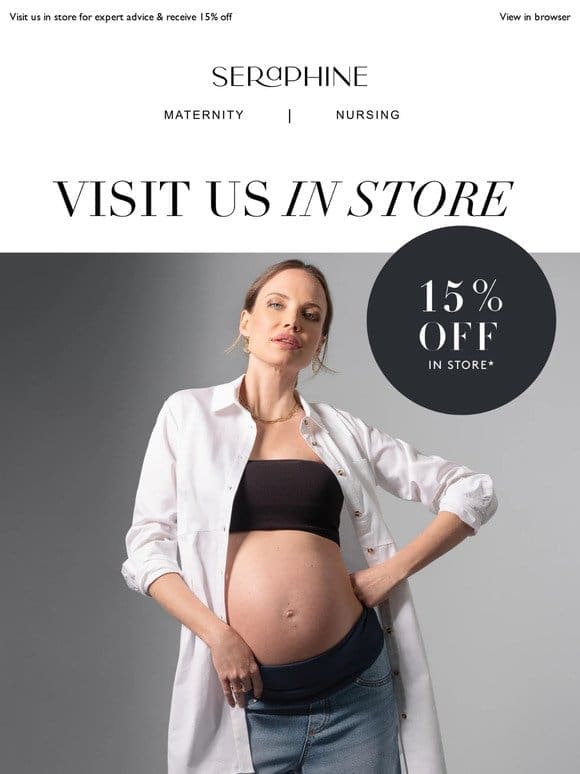 Looking for maternity clothes you can try on?