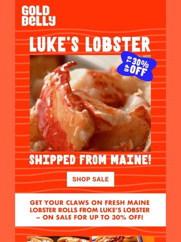 Luke’s Lobster Roll Sale!