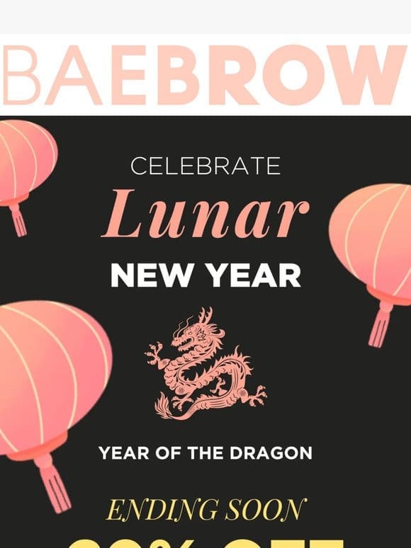 Lunar New Year Sale ENDING SOON! ✨