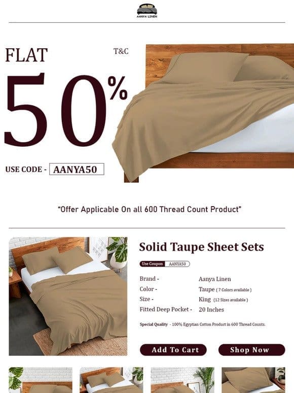 Luxurious Comfort: Introducing Our 600 Thread Count Collection