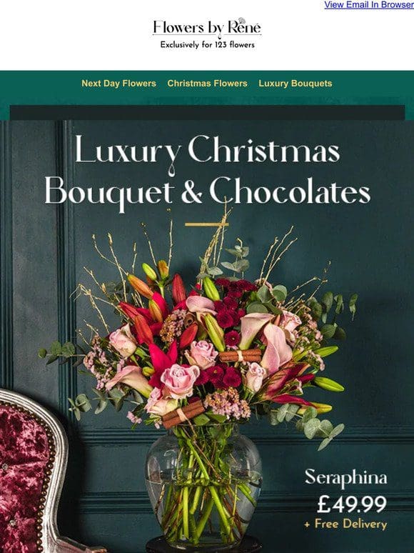 Luxury Christmas Bouquets With Free Delivery!