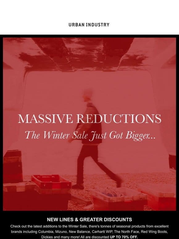 MASSIVE REDUCTIONS To The Winter Sale
