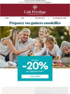 MME —， Jusqu’à -20% sur nos saveurs gourmandes !