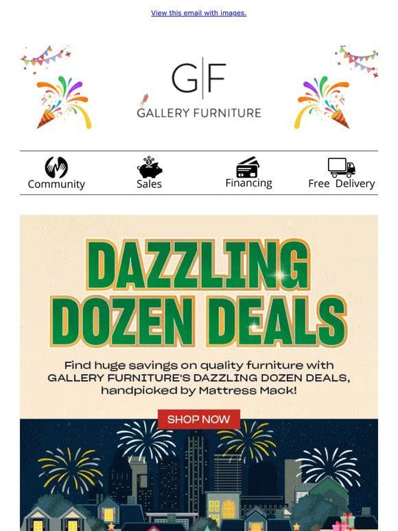 Make Your Holiday Dreams Come True with Dazzling Dozen Deals!