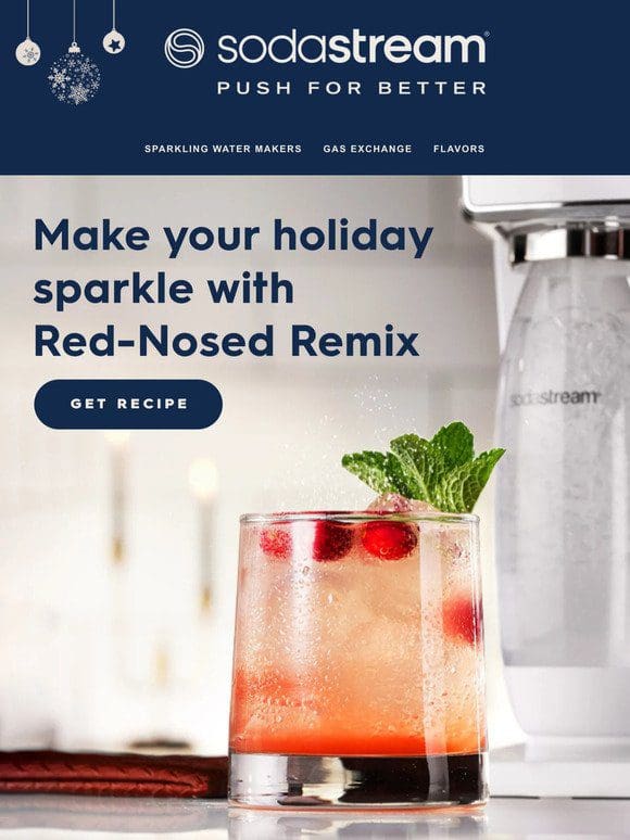 Make your holiday sparkle with Red-Nosed Remix