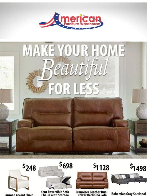 Make your home beautiful for less