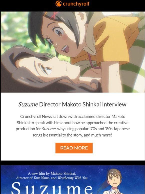 Makoto Shinkai Shares How He Created Suzume!