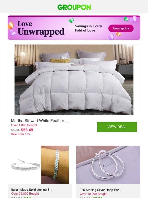 Martha Stewart White Feather … and More