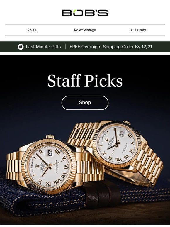 Matching Luxury Watches For Him & Her: Staff Picks