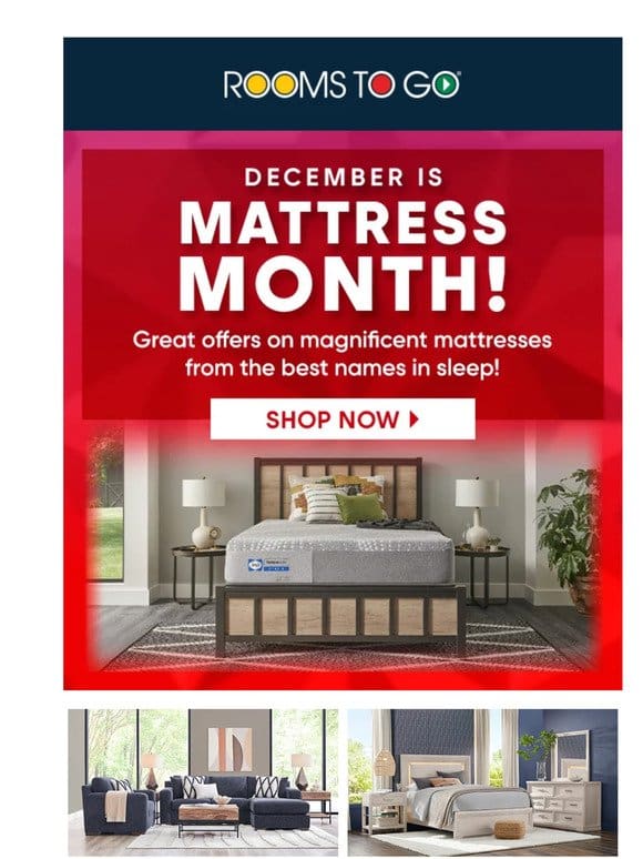 Mattress Month savings are here!