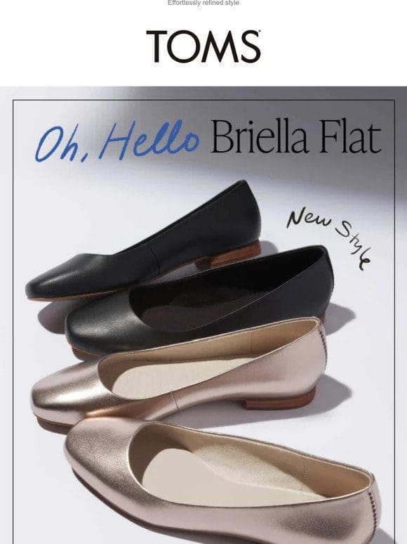 Meet Briella ❤️ Our take on the classic ballet flat