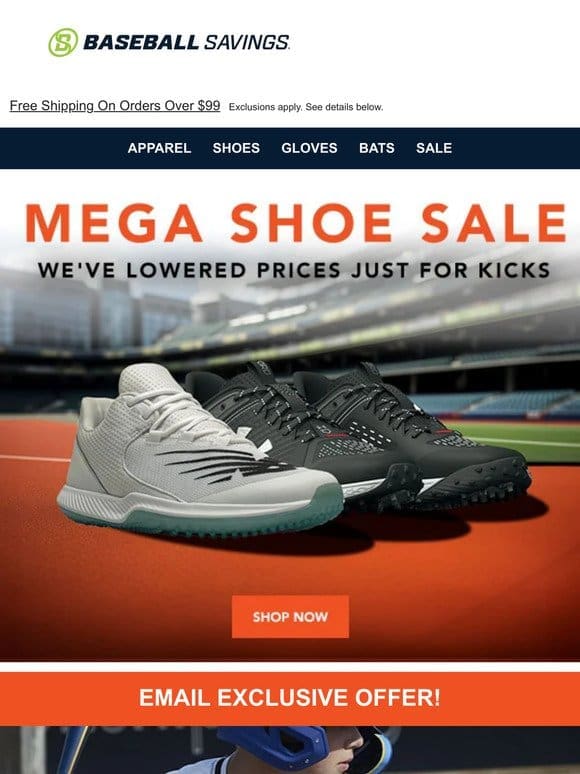 Mega Shoe Sale: Save Up To 50%!