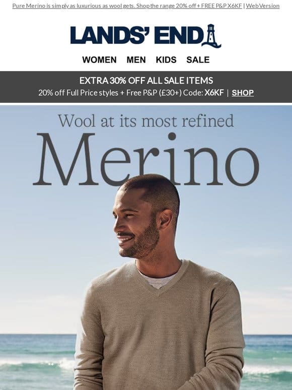 Men’s Merino Knitwear – here now!