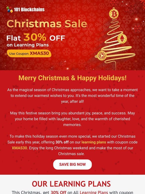 Merry Christmas & Happy Holidays – The Christmas Sale is Live