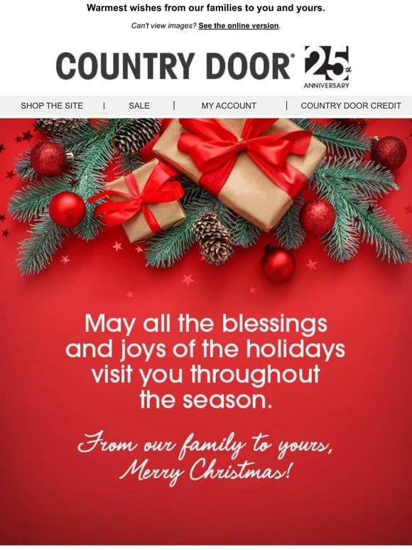 Merry Christmas from Country Door