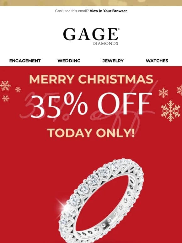 Merry Christmas from Gage Diamonds