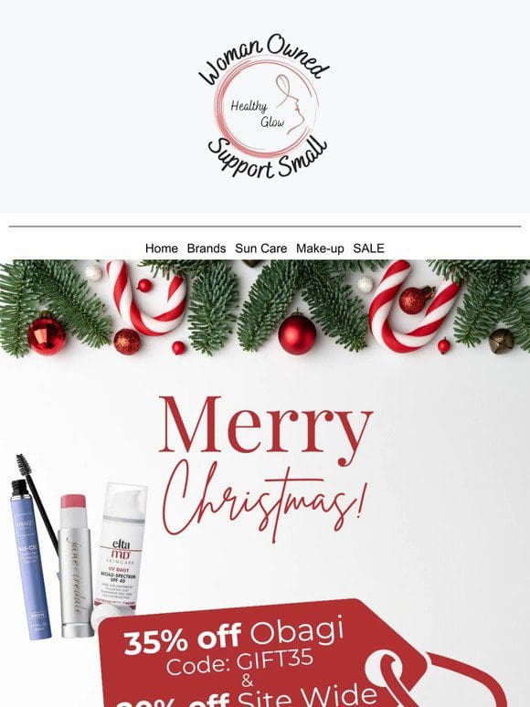 Merry Christmas from Healthy Glow!