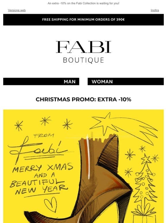 Merry Christmas from the Fabi team with a special gift!