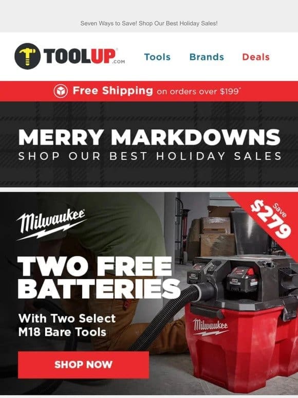 Merry Markdowns – Top Seven Holiday Sales