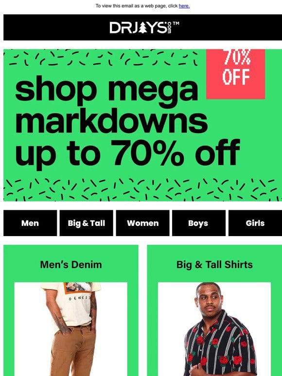 More MEGA Markdowns: Styles from $7.99!
