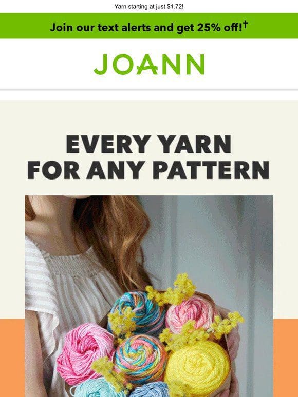 More yarn on sale and in stock than anywhere， save up to 60%