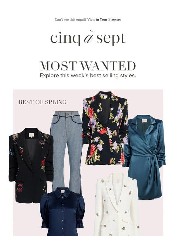 Most Wanted: Shop the week’s best sellers