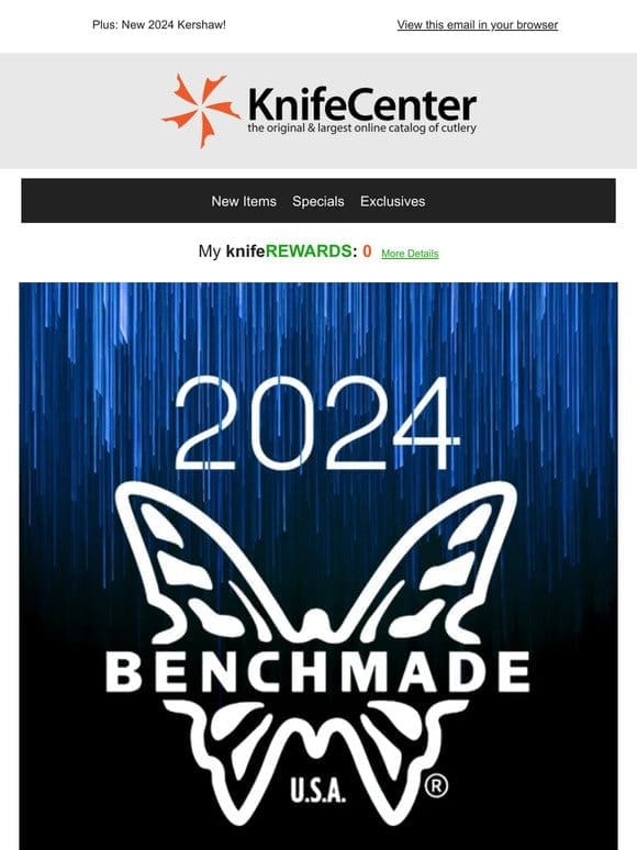 NEW 2024 Benchmade!