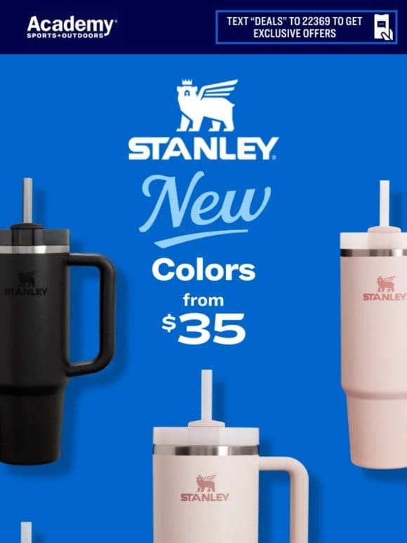 NEW Colors in Stanley Drinkware