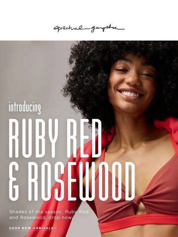 NEW DROP: Ruby + Rosewood ❤️‍