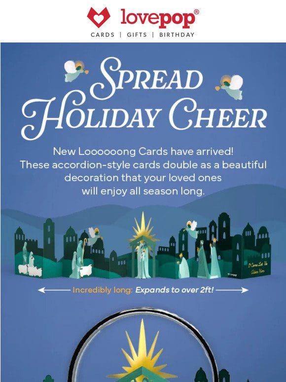 NEW | Holiday Loooooong Cards
