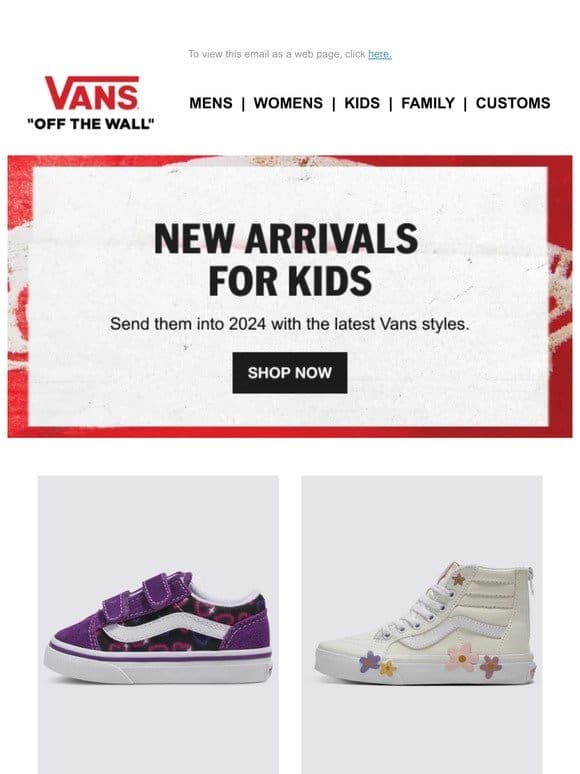NEW KIDS STYLES ARE HERE!