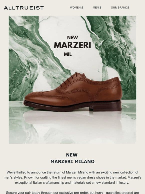 NEW | Marzeri Men’s Vegan Dress Shoes