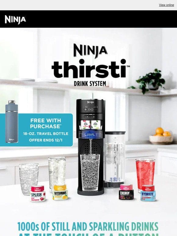 NEW Ninja Thirsti™ flavors are here.