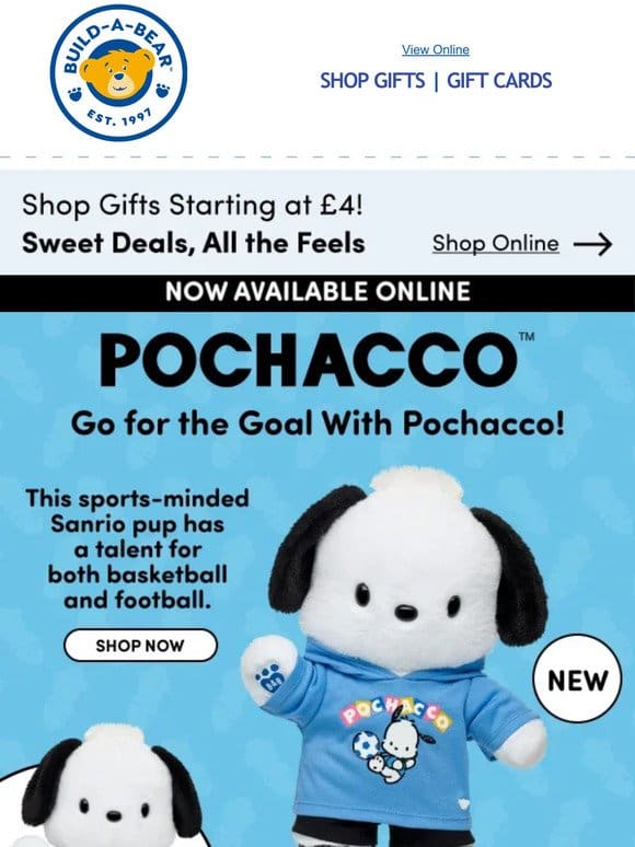 NEW Pochacco Plush Now Online!