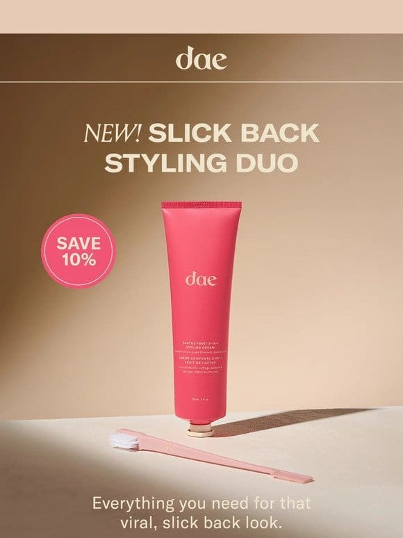 NEW! Slick Back Styling Duo