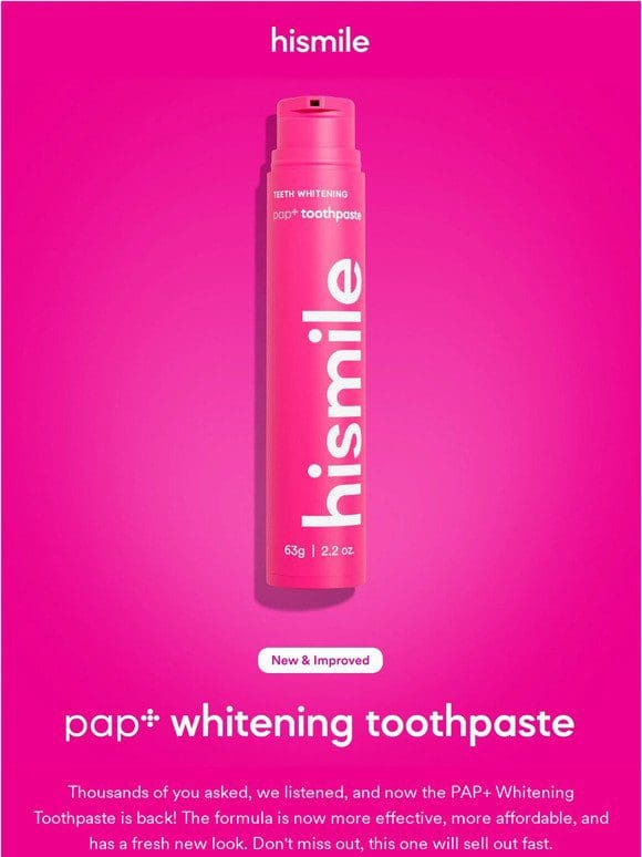NEW Whitening Toothpaste