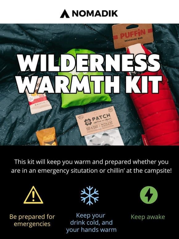 NEW Wilderness Warmth Kit ❄️☃️