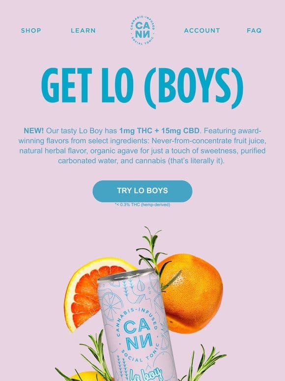 NEW! say high to Lo Boys