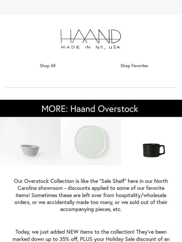NEW❗ Overstock Additions