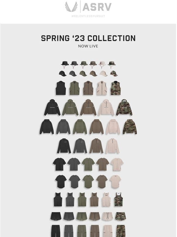 NOW LIVE // Spring ’23 Collection