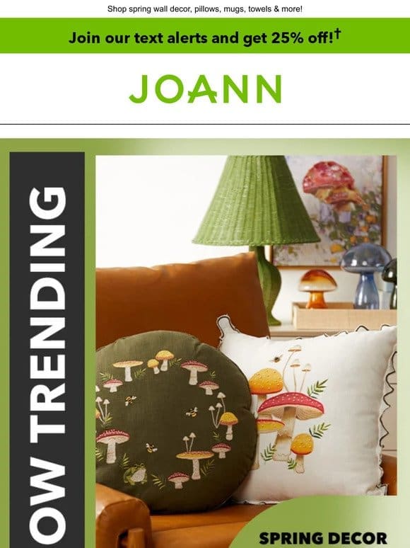 NOW Trending: 40% off spring decor & more!